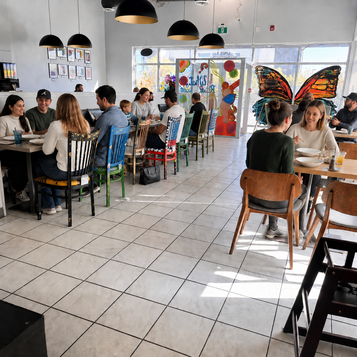 Warm and welcoming interior of Eagle Ridge Eatery & Café